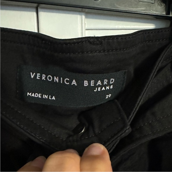 NWOT Veronica Beard Black Mohan Wide-Leg Pants - Picture 6 of 6